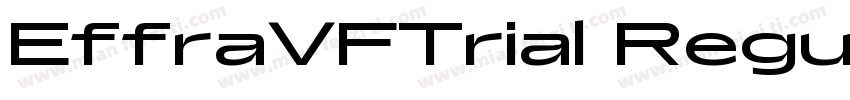 EffraVFTrial Regular字体转换